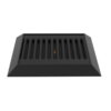 9"x 6-1/2″ matt black drip tray with drain