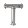 3 Tap T- style draft beer tower