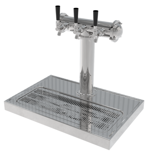 3 Tap Draft Beer Tower