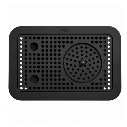Matte Black Recessed Glass Rinser 300 mm